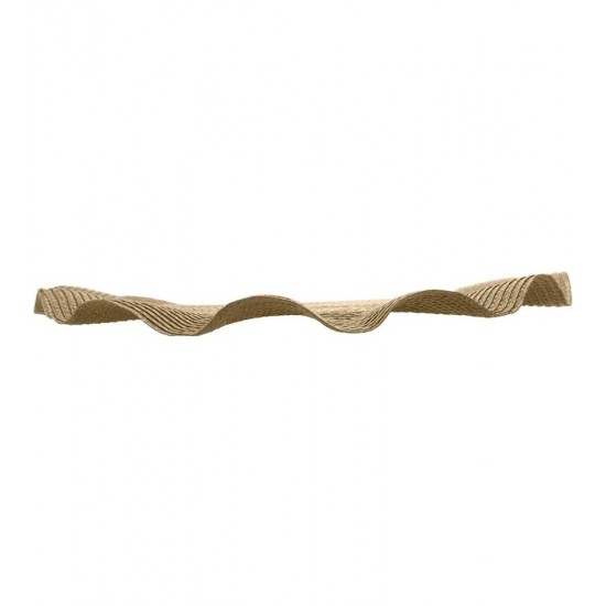 Lugar Americano 38cm De Polipropileno Babado Dourado 
